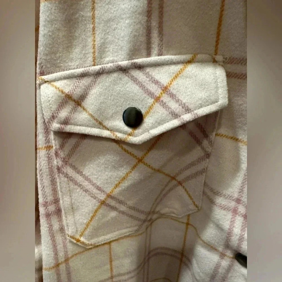 HFX Cream/ Pink Fall Shaket- size Medium - Picture 3 of 6